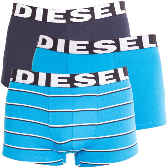 3PACK pánske boxerky Diesel modré (00SAB2-0PAPV-03)