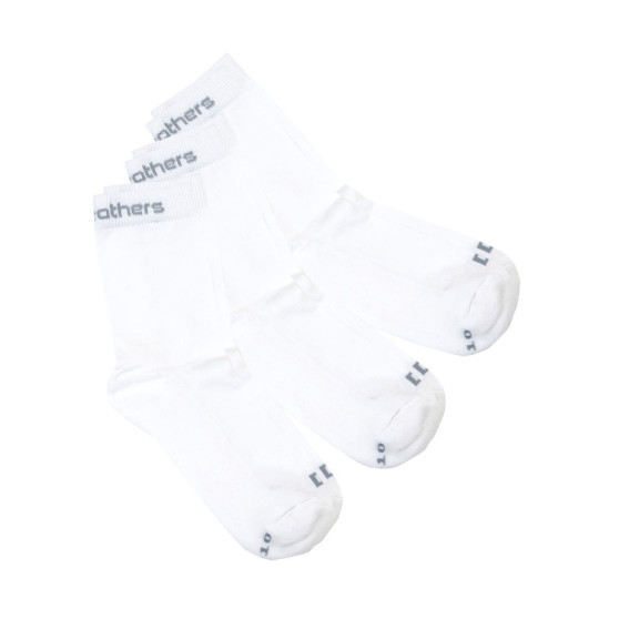 3PACK ponožky Horsefeathers biele (AA547B)