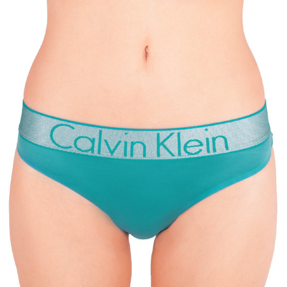 Dámska tangá Calvin Klein zelená (QF4054E-1MZ)