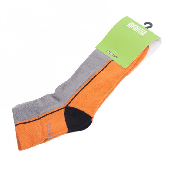 Ponožky Infantia Streetline oranžovo sivé