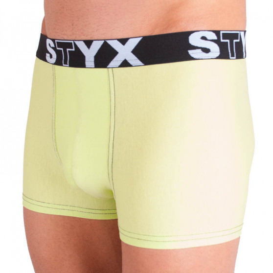 Pánske boxerky Styx športová guma zelenkavé (G4)
