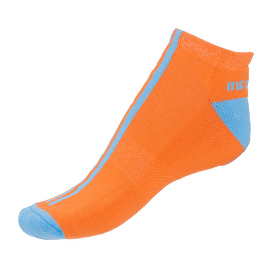 Ponožky Infantia Softline oranžové s modrou linkou