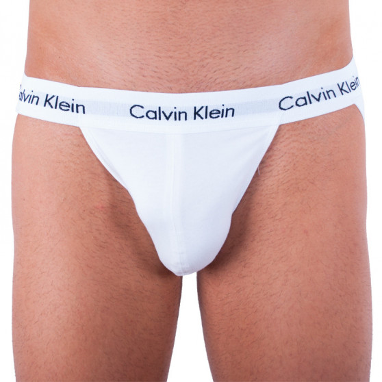 2PACK pánske jocksy Calvin Klein biele (NB1354A-100)