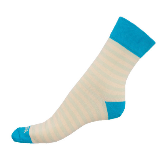 Ponožky Infantia Classicline svetlo modro žlté prúžky