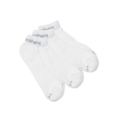 3PACK ponožky Horsefeathers rapid biele