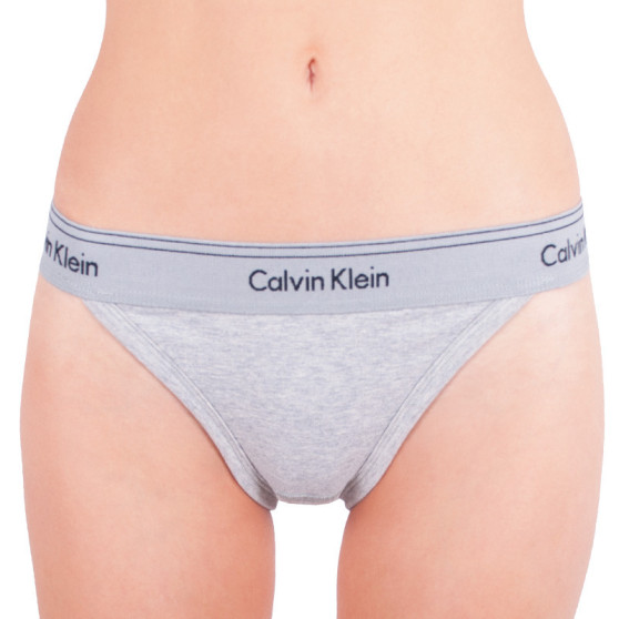 Dámske nohavičky Calvin Klein sivé (QF4525E-020)