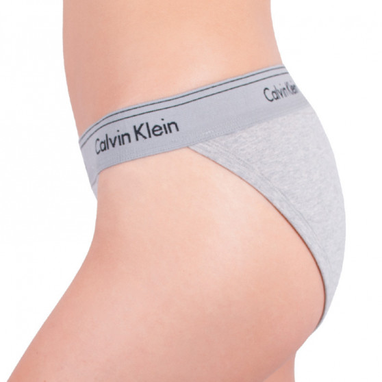 Dámske nohavičky Calvin Klein sivé (QF4525E-020)