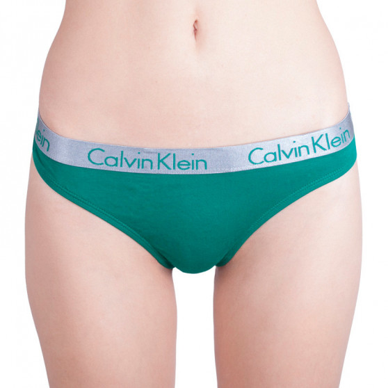 3PACK dámská tanga Calvin Klein vícebarevná (QD3590E-SHZ)