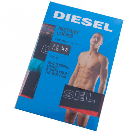 3PACK pánske boxerky Diesel viacfarebné (00SAB2-0CATE-E4027)