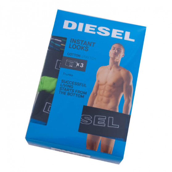 3PACK pánske boxerky Diesel viacfarebné (00SAB2-0CATE-E4029)