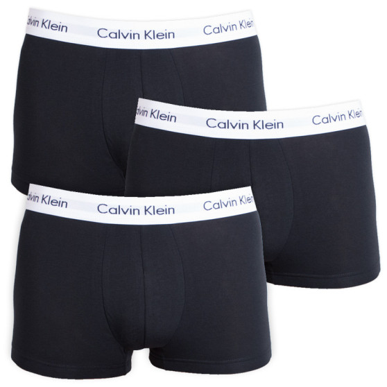 Sokolovská 3PACK pánske boxerky Calvin Klein čierne (U2664G-001)