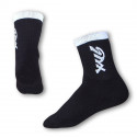Ponožky Styx classic čierne s bielym nápisom (H223)