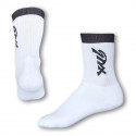 Ponožky Styx classic biele s čiernym nápisom (H221)