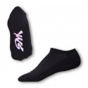 Ponožky Styx indoor čierne s ružovým nápisom (H214)
