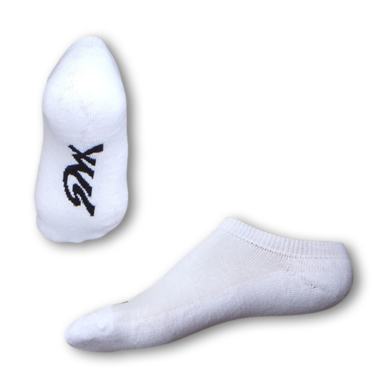 Ponožky Styx indoor biele s čiernym nápisom (H211) 