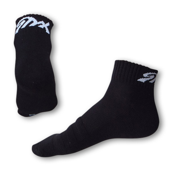 Ponožky Styx fit čierne s bielym nápisom (H233) 