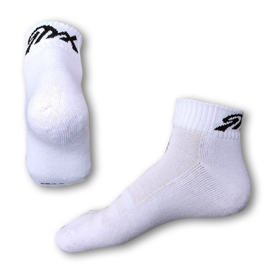 Ponožky Styx fit biele s čiernym nápisom (H231)
