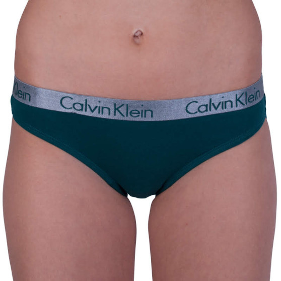Dámske nohavičky Calvin Klein zelené (QD3540E-DKC)