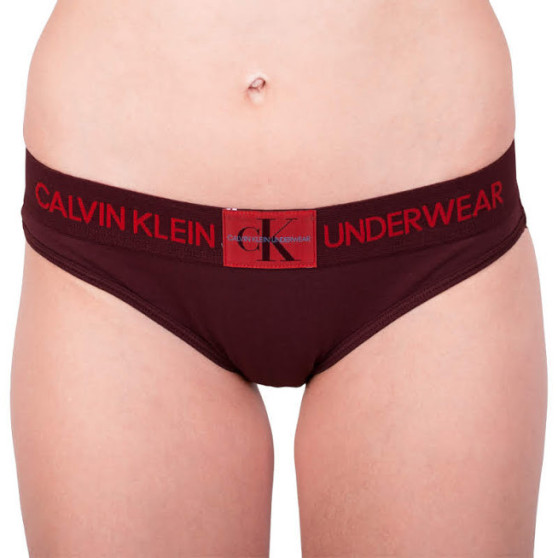 Dámske nohavičky Calvin Klein červené (QF4921E-XP2)