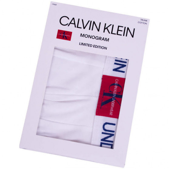 Pánske boxerky Calvin Klein biele (NB1678A-100)
