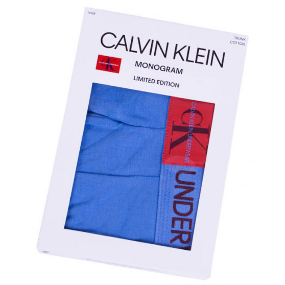 Pánske boxerky Calvin Klein modré (NB1678A-PWB)
