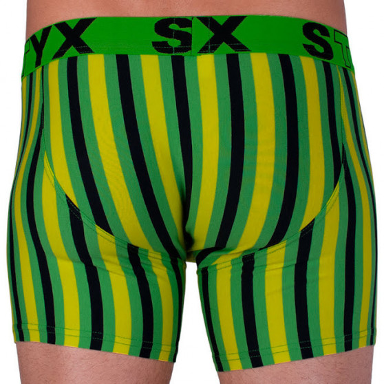 Pánske boxerky Styx long športová guma viacfarebné (U865)