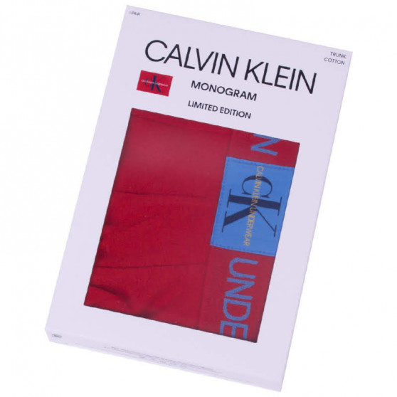 Pánske boxerky Calvin Klein červené (NB1678A-RYM)