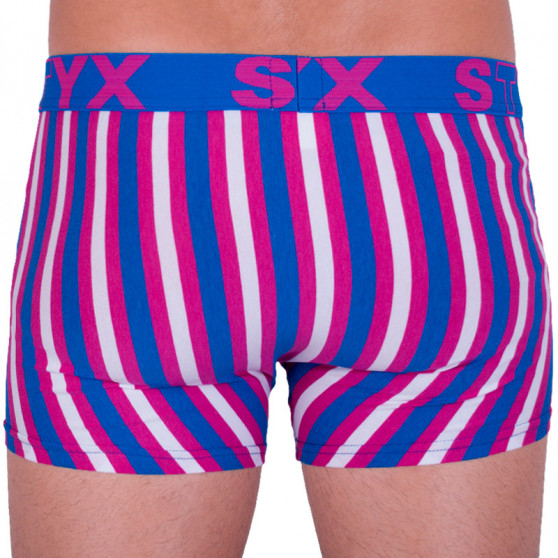 Pánské boxerky Styx sportovní guma vícebarevné (G864)