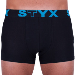 Pánske boxerky Styx športová guma nadrozmer čierne (R961)