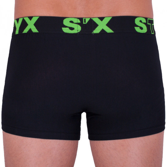 Pánske boxerky Styx športová guma nadrozmer čierne (R962)