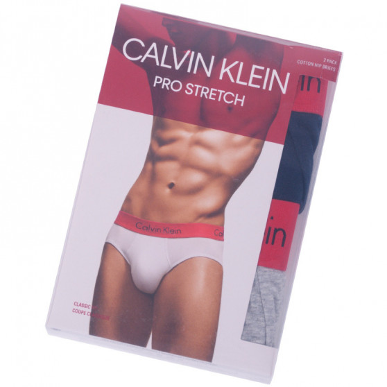 2PACK pánske slipy Calvin Klein viacfarebné (NB1462A-JDY)