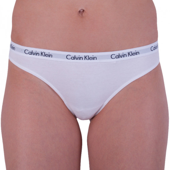 3PACK dámska tangá Calvin Klein viacfarebná (QD3587E-YS3)