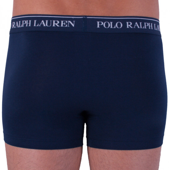 3PACK pánske boxerky Ralph Lauren modré (714513424010)