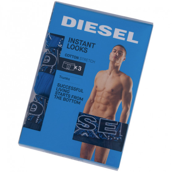 3PACK pánske boxerky Diesel modré (00ST3V-0DAVM-E4289)