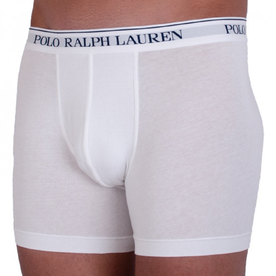 3PACK pánske boxerky Ralph Lauren biele (714621874004)
