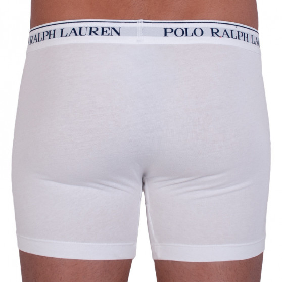 3PACK pánske boxerky Ralph Lauren biele (714621874004)