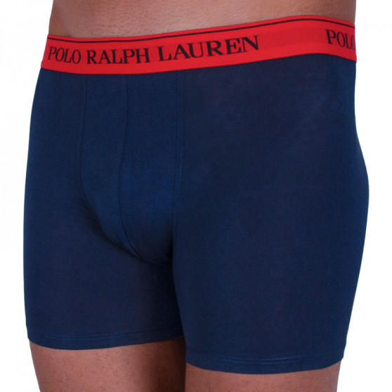 3PACK pánske boxerky Ralph Lauren tmavo modré (714713772004)