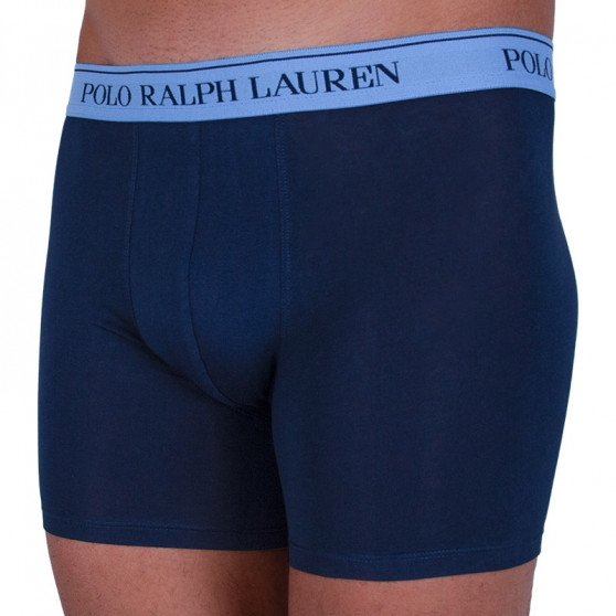 3PACK pánske boxerky Ralph Lauren tmavo modré (714713772004)