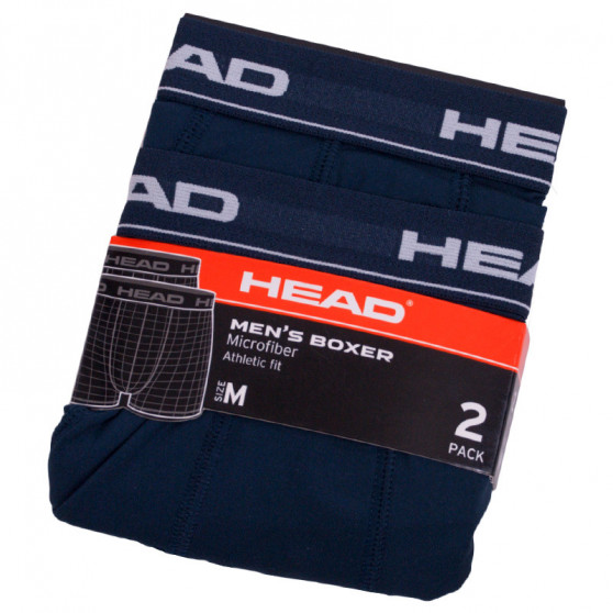 2PACK pánske boxerky HEAD tmavo modré (871001001 321)