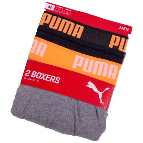 2PACK pánske boxerky Puma viacfarebné (521015001 598)