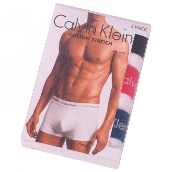 3PACK pánske boxerky Calvin Klein biele (U2664G-WZQ)