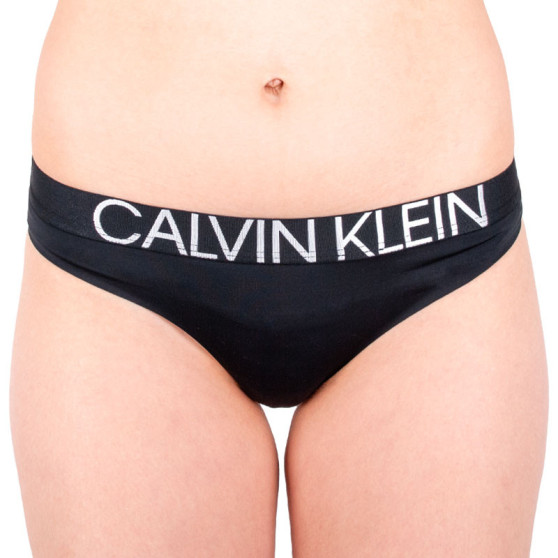 Dámska tangá Calvin Klein čierna (QF5184E-001)