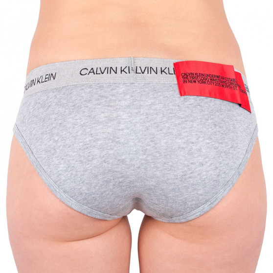 Dámske nohavičky Calvin Klein sivé (QF5252-020)