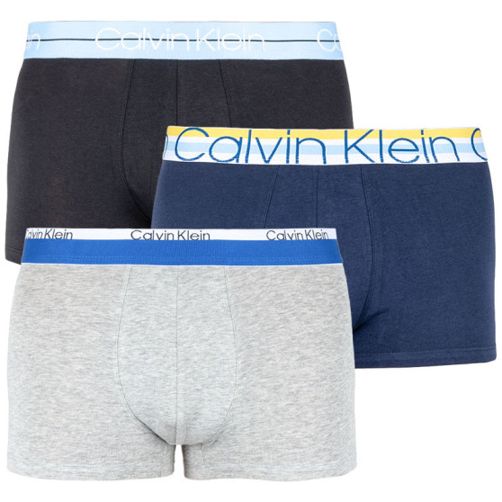 3PACK pánske boxerky Calvin Klein viacfarebné (NB1753A-GYT)
