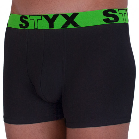 Pánske boxerky Styx športová guma čierne (G965)