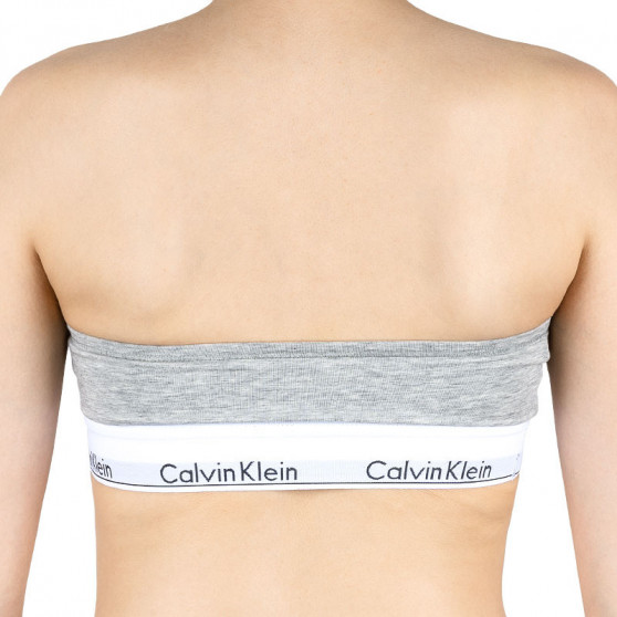 Dámska podprsenka Calvin Klein bandeau sivá (QF5295E-020)