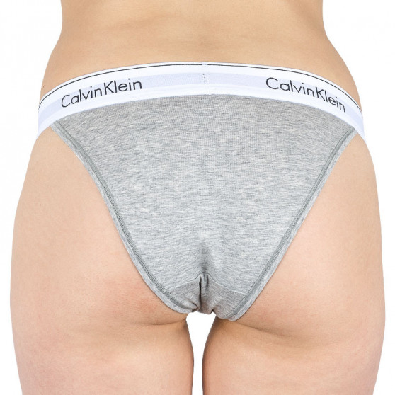 Dámske nohavičky Calvin Klein sivé (QF4977A-020)