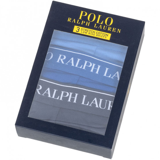 3PACK pánske slipy Ralph Lauren viacfarebné (714513423009)