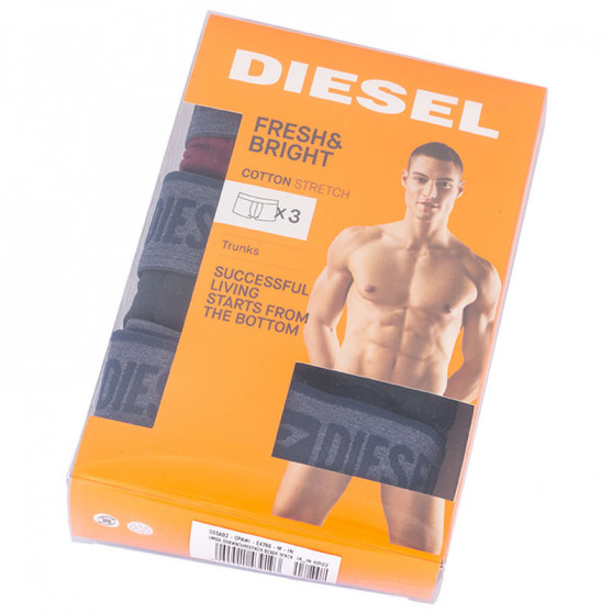 3PACK pánske boxerky Diesel viacfarebné (00SAB2-0PAWI-E4786)