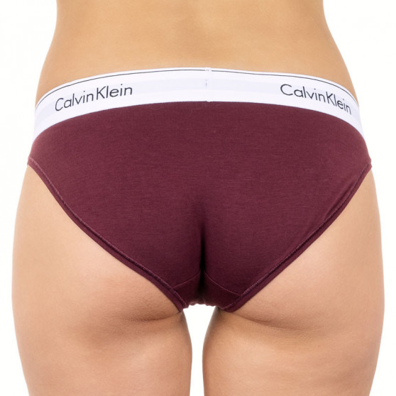 Dámske nohavičky Calvin Klein vínové (F3787E-MDO)